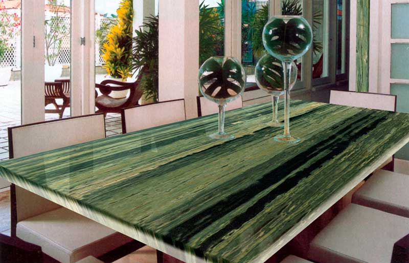 столешница зеленый гранит